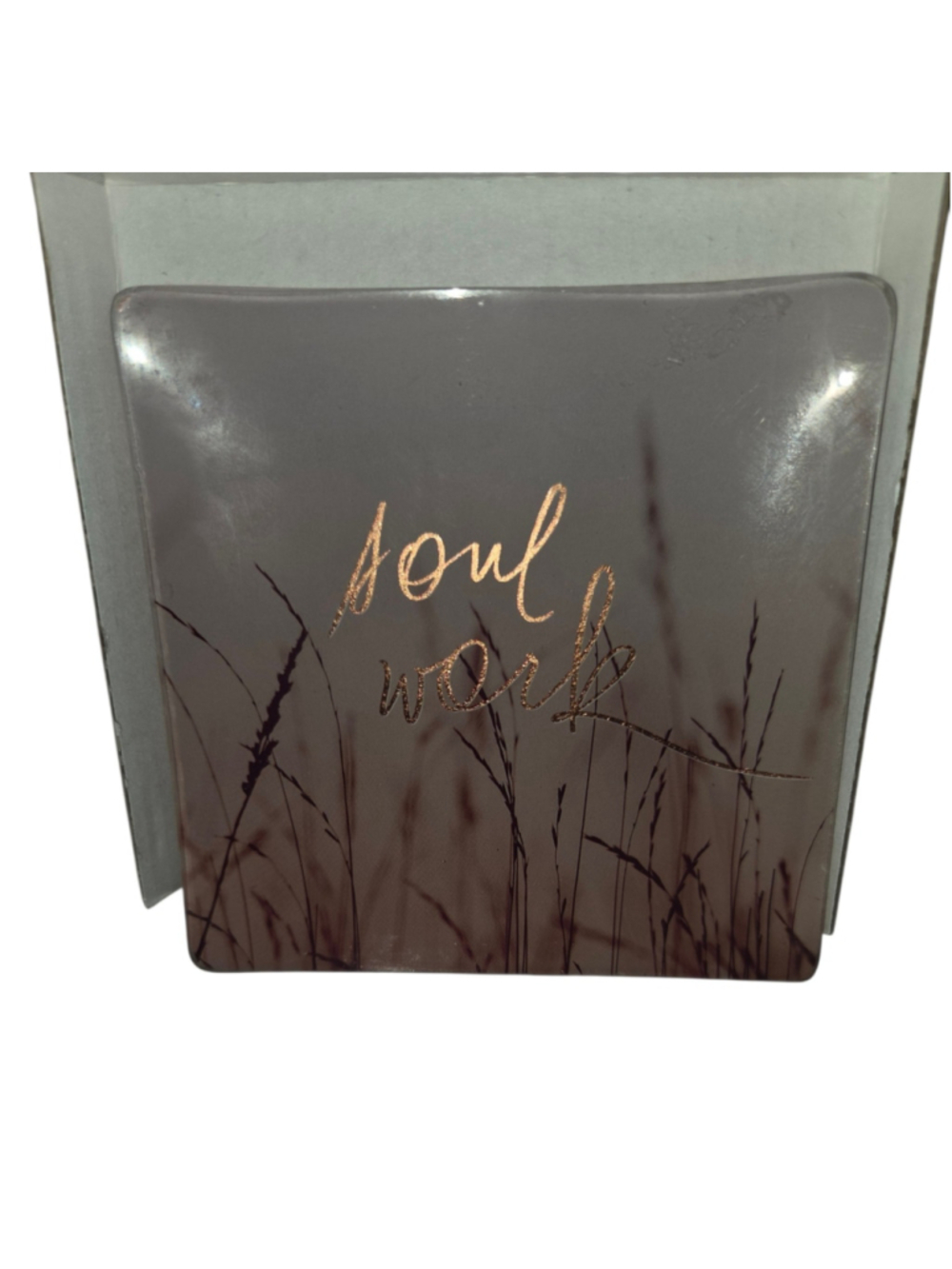 Fringe Studio Glass Tray One Size Beige Rose Gold Soul Work